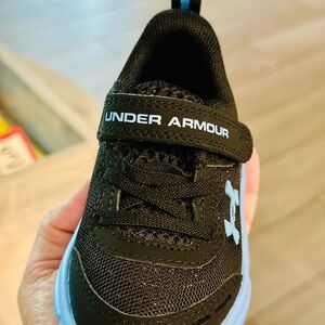 Under Armour Black and Blue sneakers